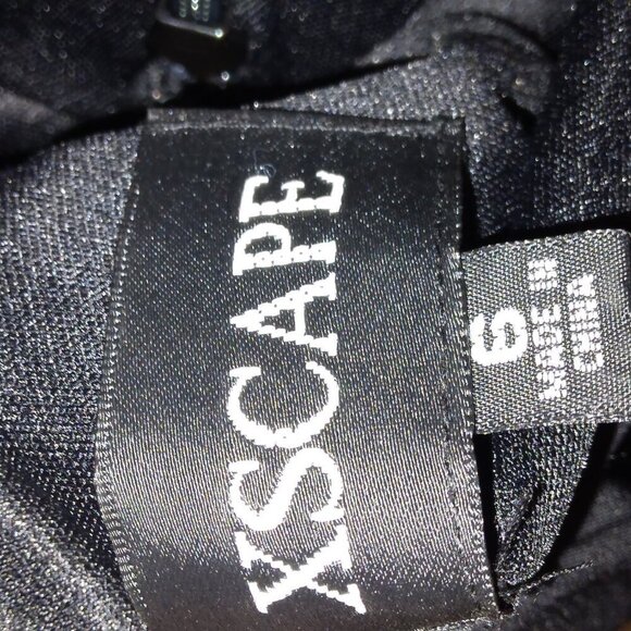 ELEGANT BLACK SLEEVELESS FORMAL GOWN FLOOR LENGTH EVENING PARTY DRESS - Picture 8 of 8